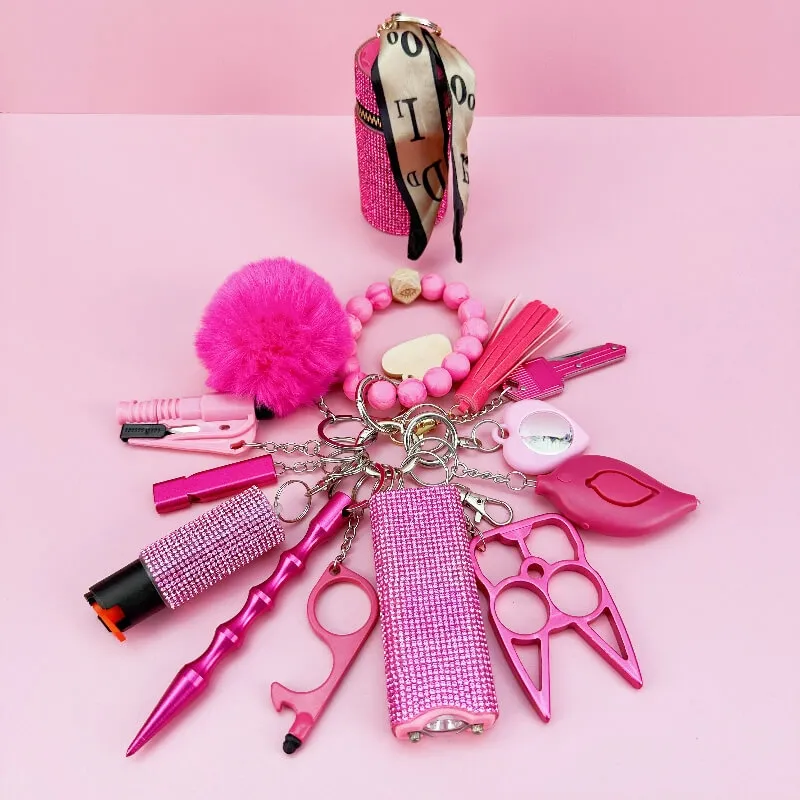 stylish self defense keychains women