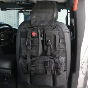 Universal tactical vehicle Tactical Back Seat Organizer
