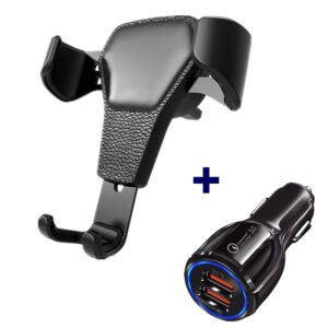 Leather grain gravity Gravity Car Phone Holder