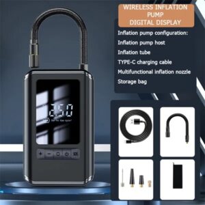 Mini tire inflator tire Mini Tire Inflator with LED