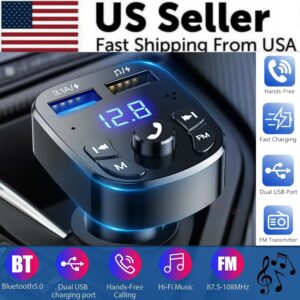 Wireless car bluetooth Wireless Bluetooth FM Transmitter