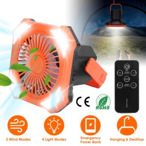 Portable camping lantern Camping Lantern Fan